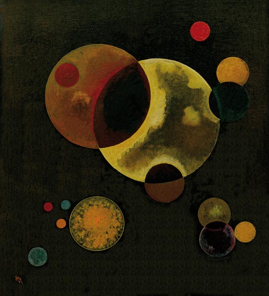 Heavy Circles van Wassily Kandinsky