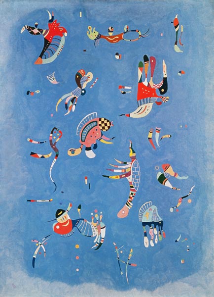 Himmelsblau. van Wassily Kandinsky