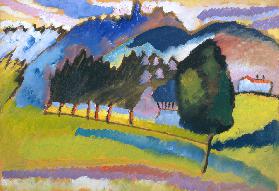 Landscape with Rolling Hills - Wassily Kandinsky