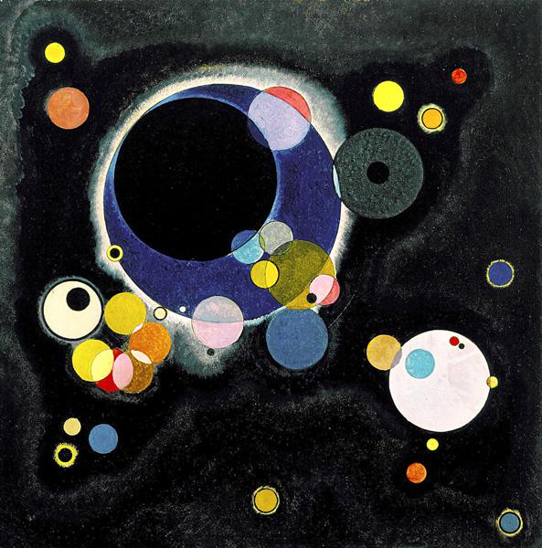 Sketch for Several Circles - Wassily Kandinsky