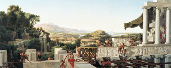 Een blik op Griekenland in bloei van Wilhelm Ahlborn