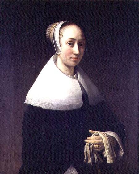 Portrait of a lady van Willem Drost