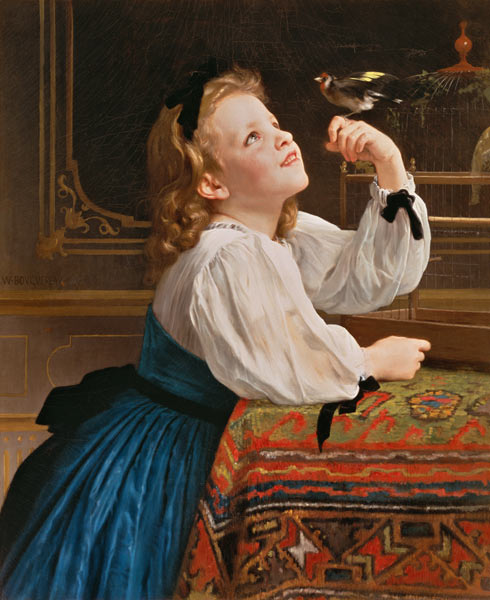 LOiseau Cheri van William Adolphe Bouguereau