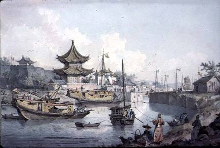 Barges of Lord Macartney's Embassy to China van William Alexander