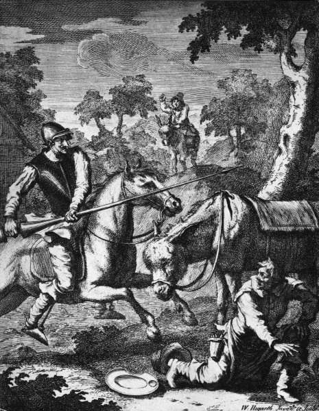 Cervantes, Don Quixote / Engr.by Hogarth van William Hogarth