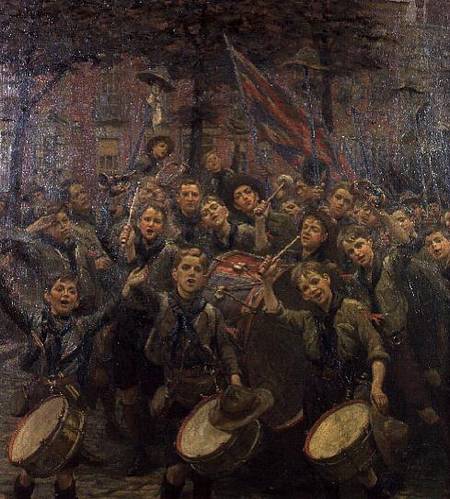 Cheering the Chief Scout, Dowry Square, Hotwells van William Holt Yates Titcomb