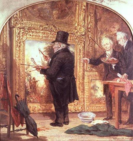 J. M. W.Turner (1775-1851) at the Royal Academy, Varnishing Day van William Parrott