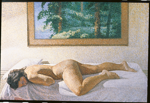 Nude with Landscape van William Wilkins