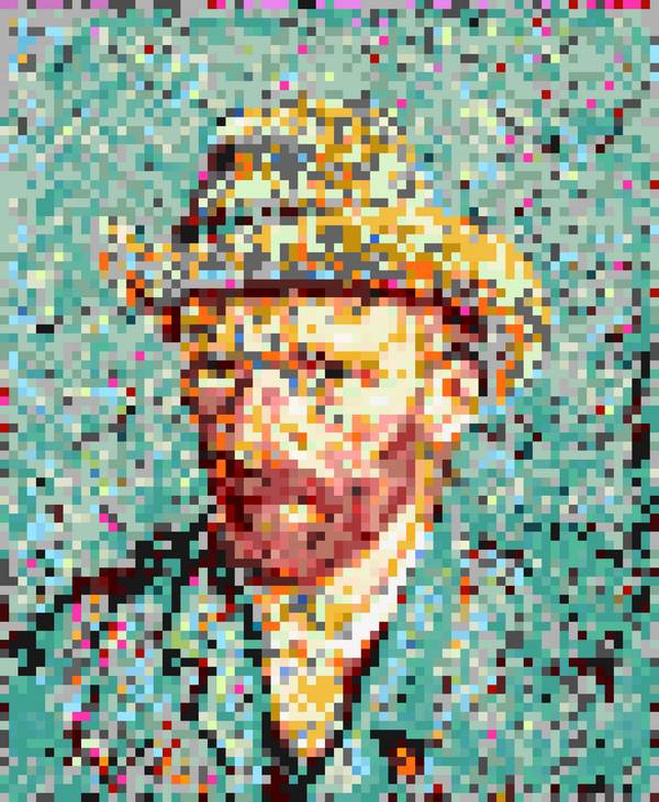  Vincent van Gogh Self-portrait 2 van Wim Heesakkers