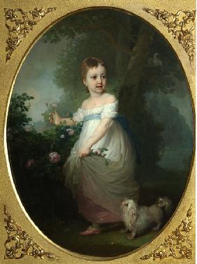 Portrait of Yelena Naryshkina as Child