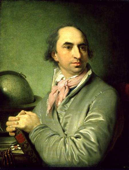 Portrait of Alexander Semenovitsch Chvostov (1753-1820) van Wladimir Lukitsch Borowikowski