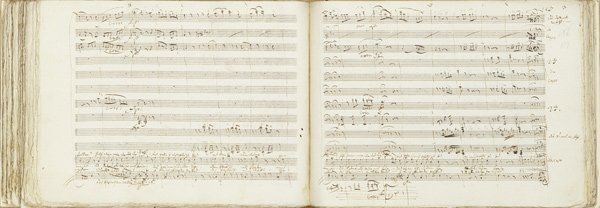 Autograph copy of ''The Magic Flute'' van Wolfgang Amadeus Mozart