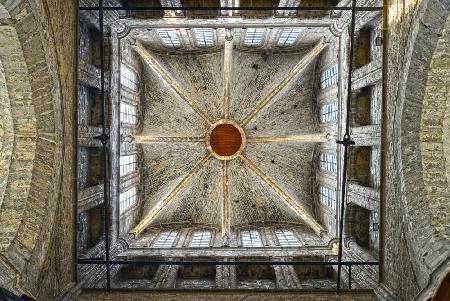 Roof of church