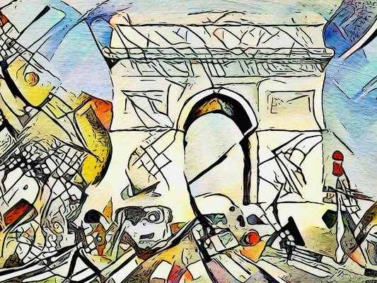 Kandinsky trifft Paris 1 van zamart