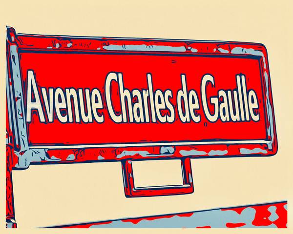 Paris, Avenue Charles de Gaulle van zamart